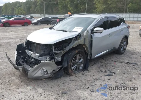 2019 Nissan Murano Platinum из США, поврежденный, VIN 5N1AZ2MJ9KN124732